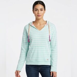 Billabong Cozy Mint Striped Hoodie